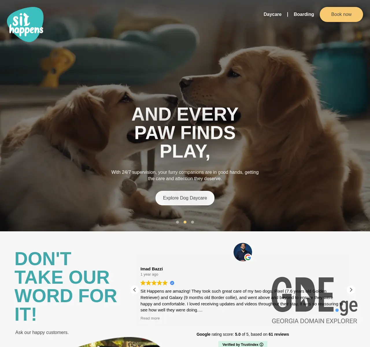 Screenshot of the site sithappens.ge at 2025-11-25