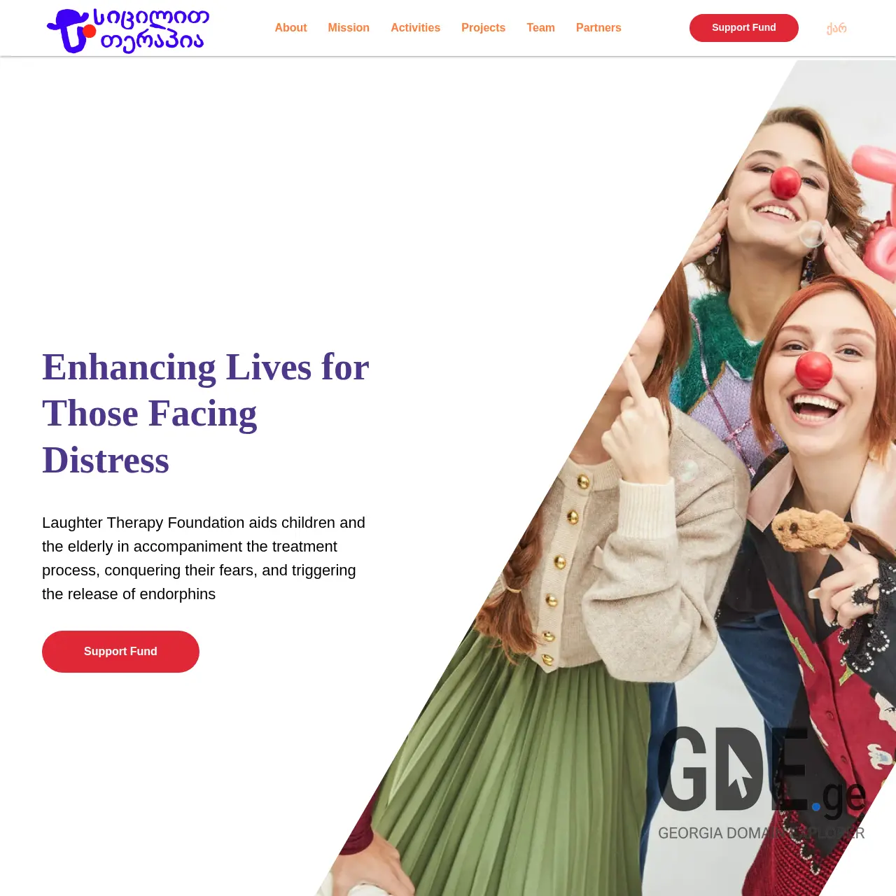 Screenshot of the site sitsilitterapia.ge at 2025-12-11