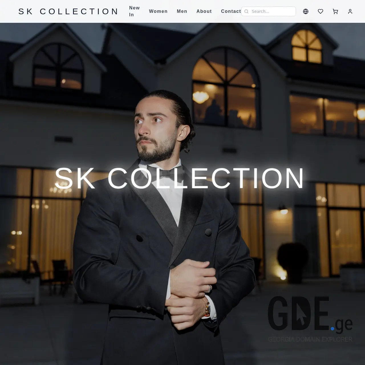 Screenshot of the site skcollection.ge at 2025-12-11