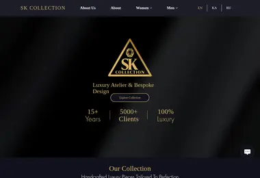 Screenshot of skcollection.ge