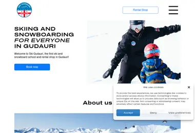 Скриншот skigudauri.ge