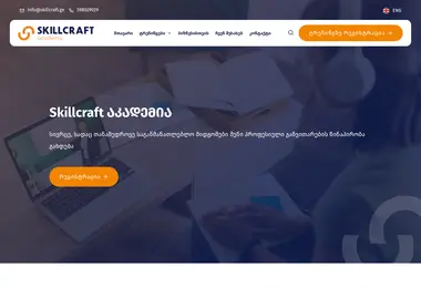 Screenshot of skillcraft.ge