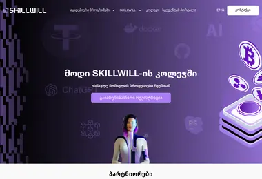 Screenshot of skillwill.ge