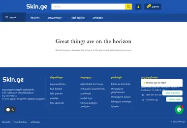 skin.ge-ის ეკრანის სურათი