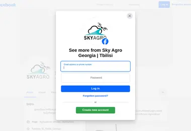 Screenshot of skyagro.ge