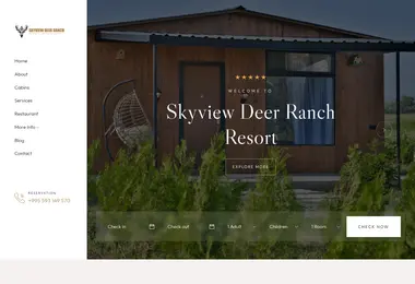 Screenshot of skycabins.ge