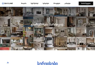 Screenshot of skyline.ge