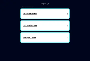 Screenshot of skytv.ge