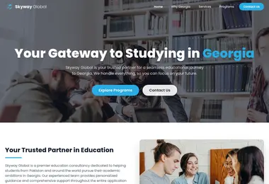 Скриншот skywayglobal.ge