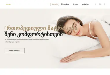 Screenshot of sleepwell.ge