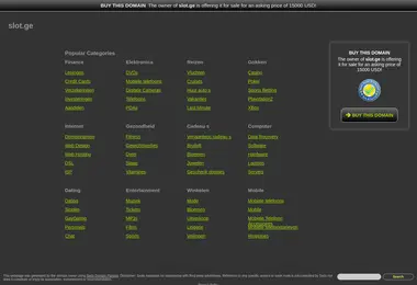 Screenshot of slot.ge