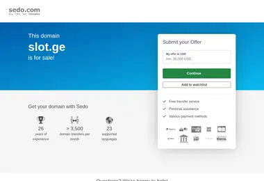 Screenshot of slot.ge