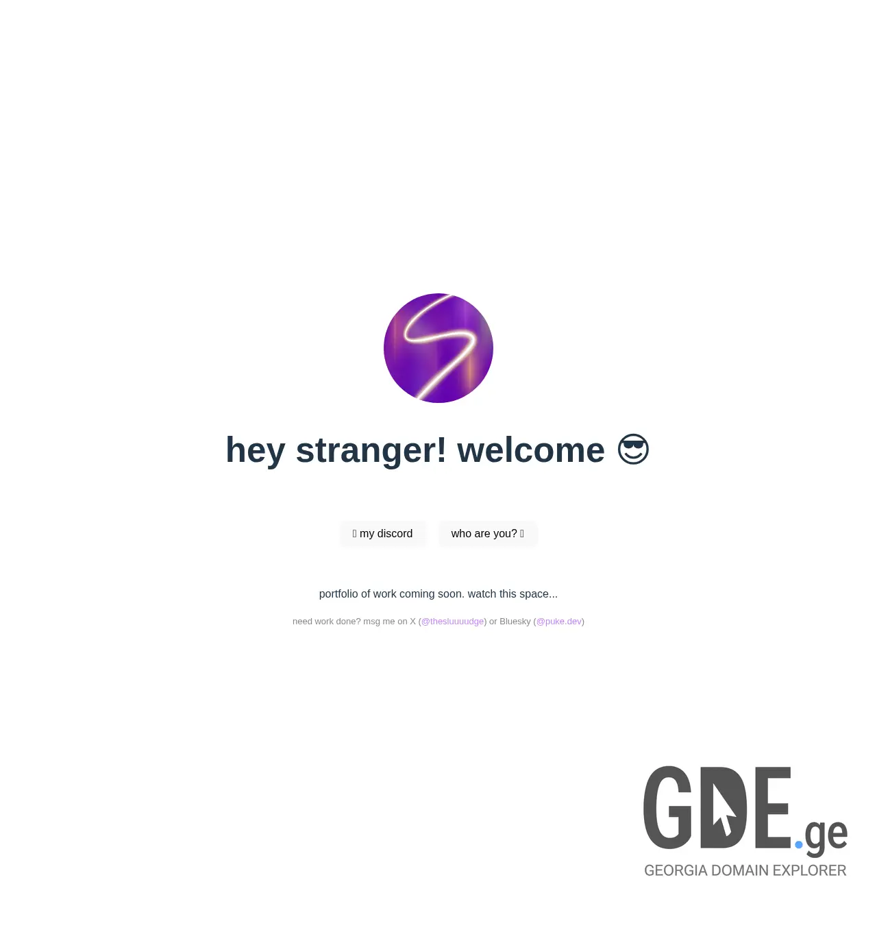 Screenshot of the site slud.ge at 2025-12-03