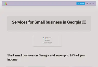 Скриншот smallbusiness.ge