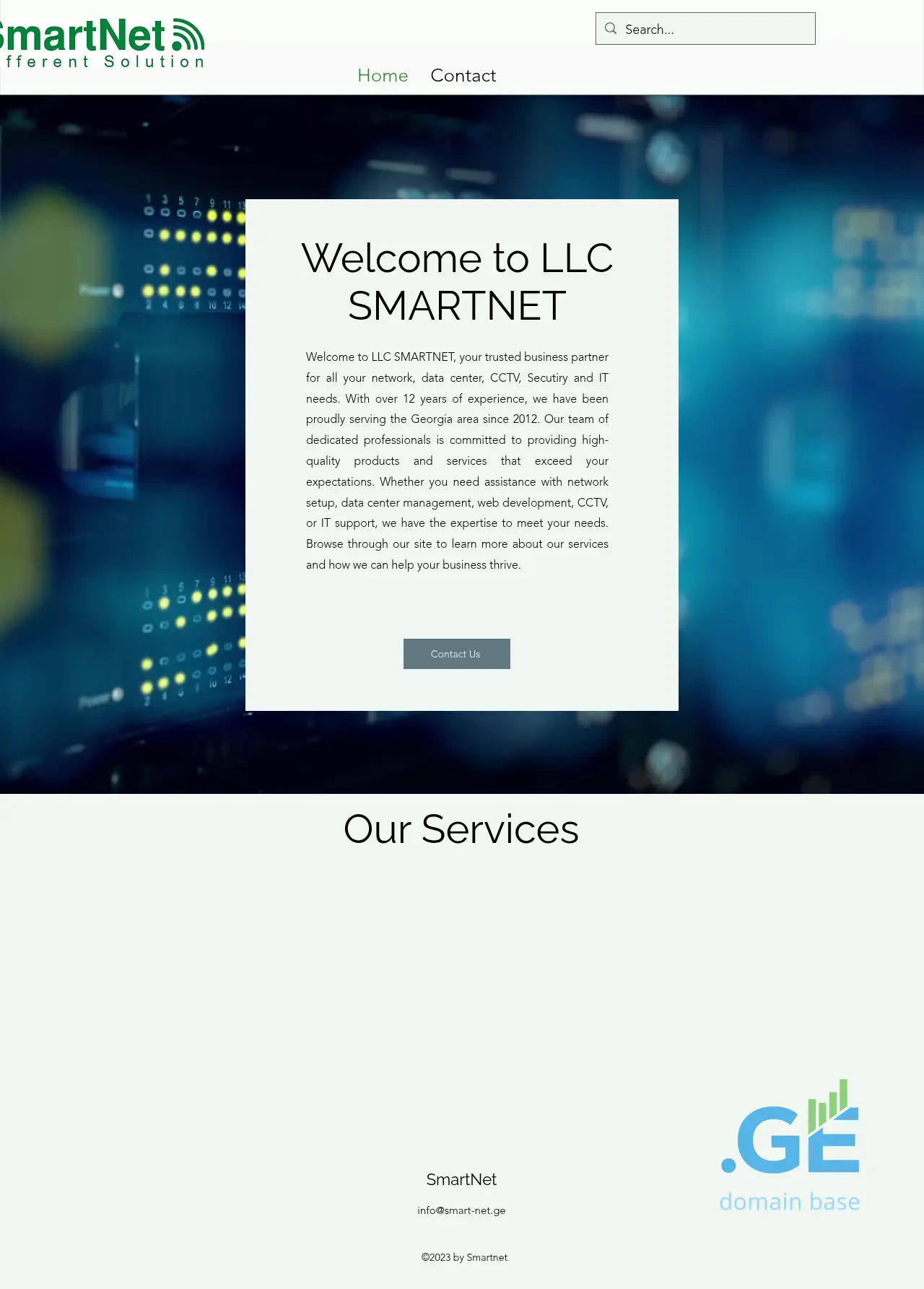 Screenshot of the site smart-net.ge at 2025-09-17