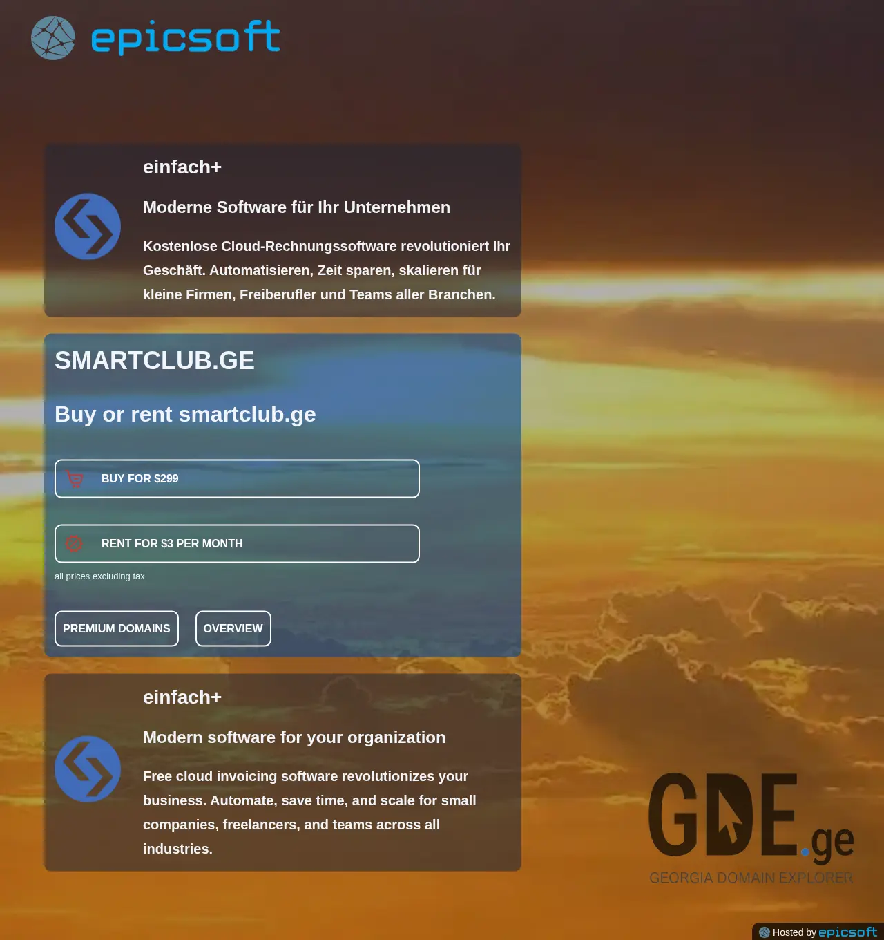 Screenshot of the site smartclub.ge at 2025-11-29