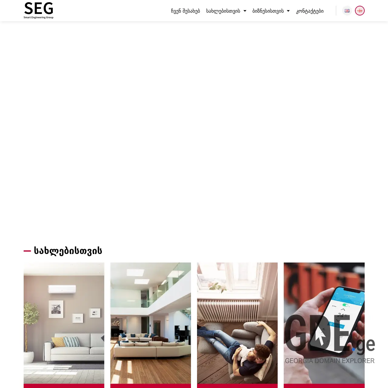 Screenshot of the site smarteg.ge at 2025-12-11
