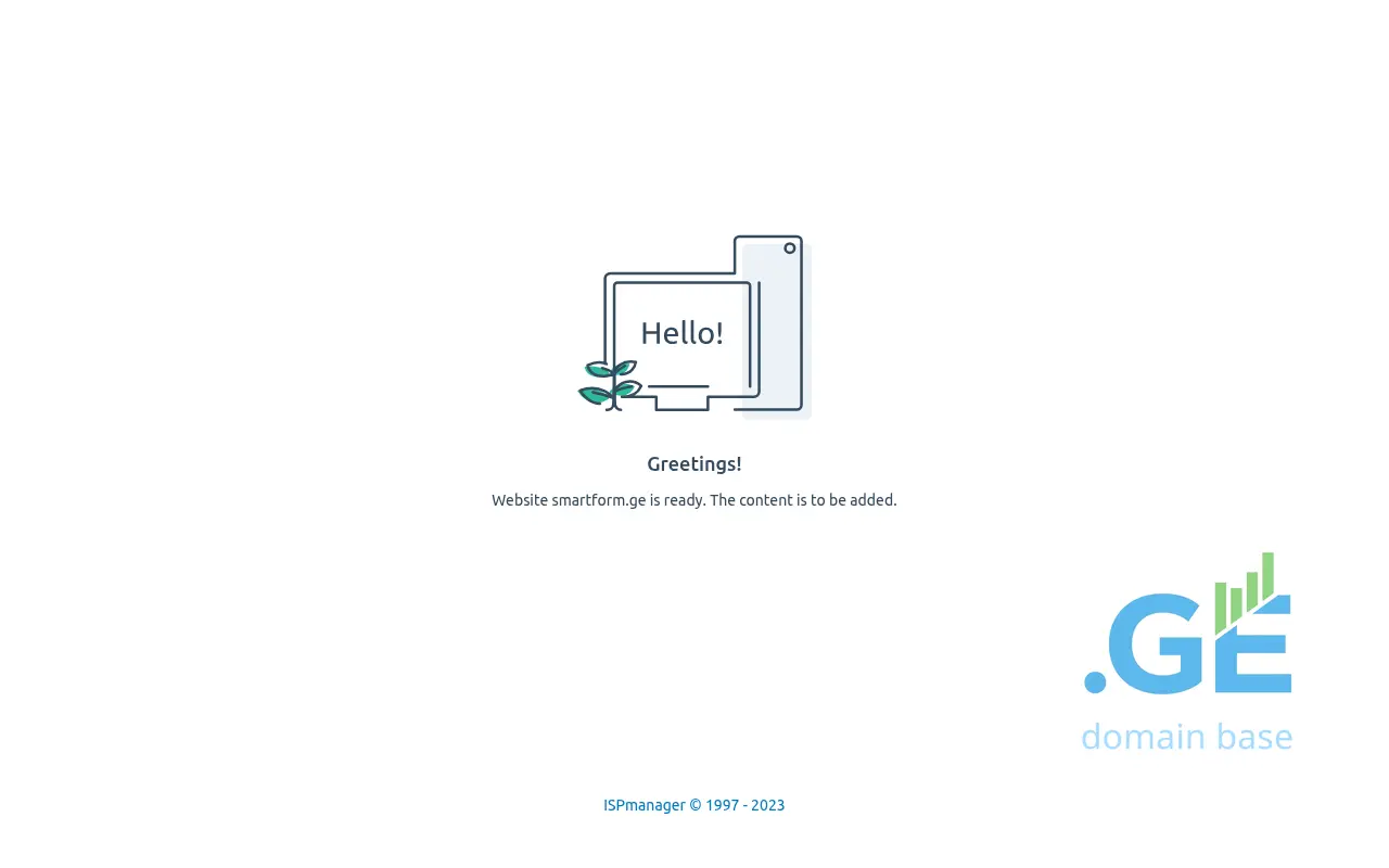 Screenshot of the site smartform.ge