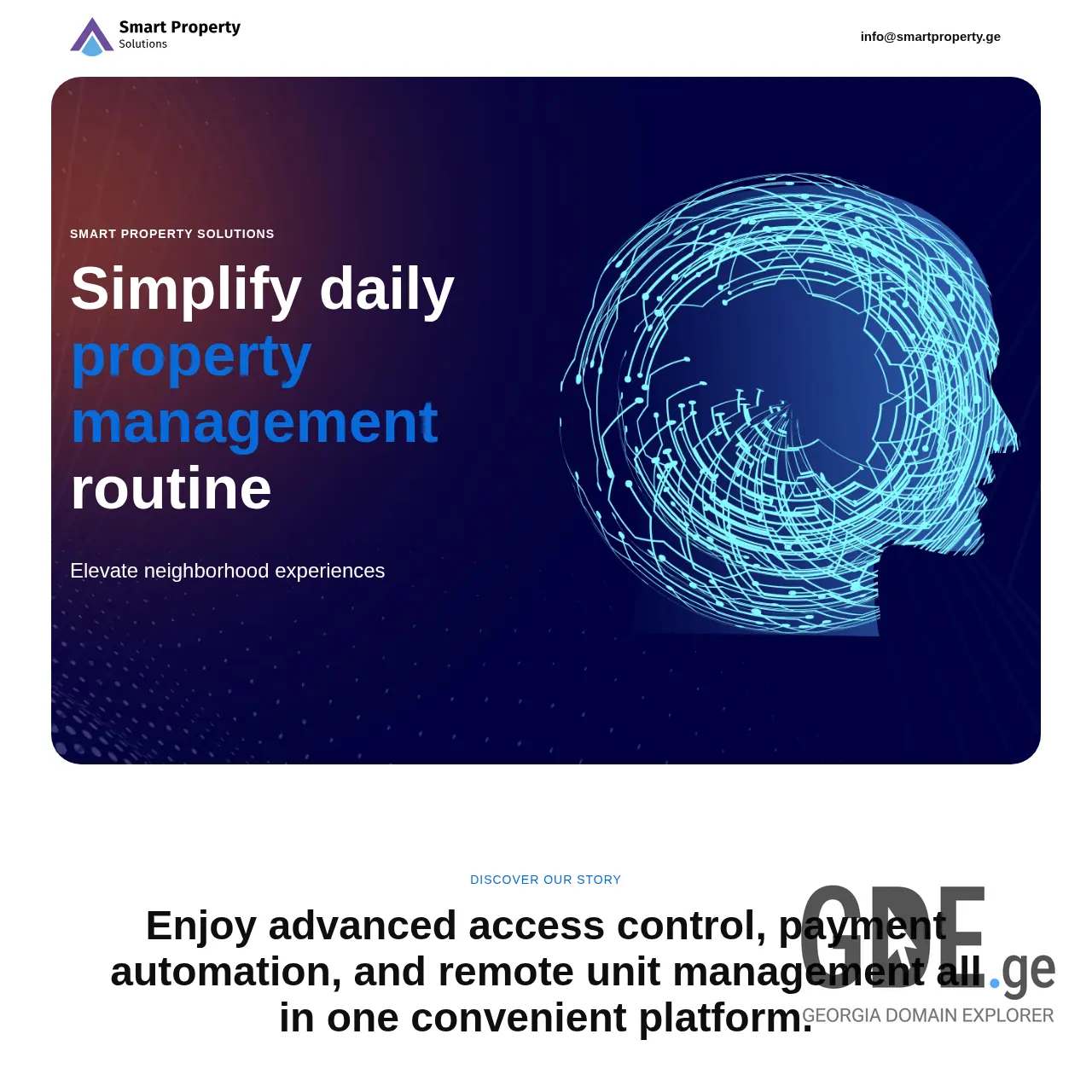 Screenshot of the site smartproperty.ge at 2025-12-11