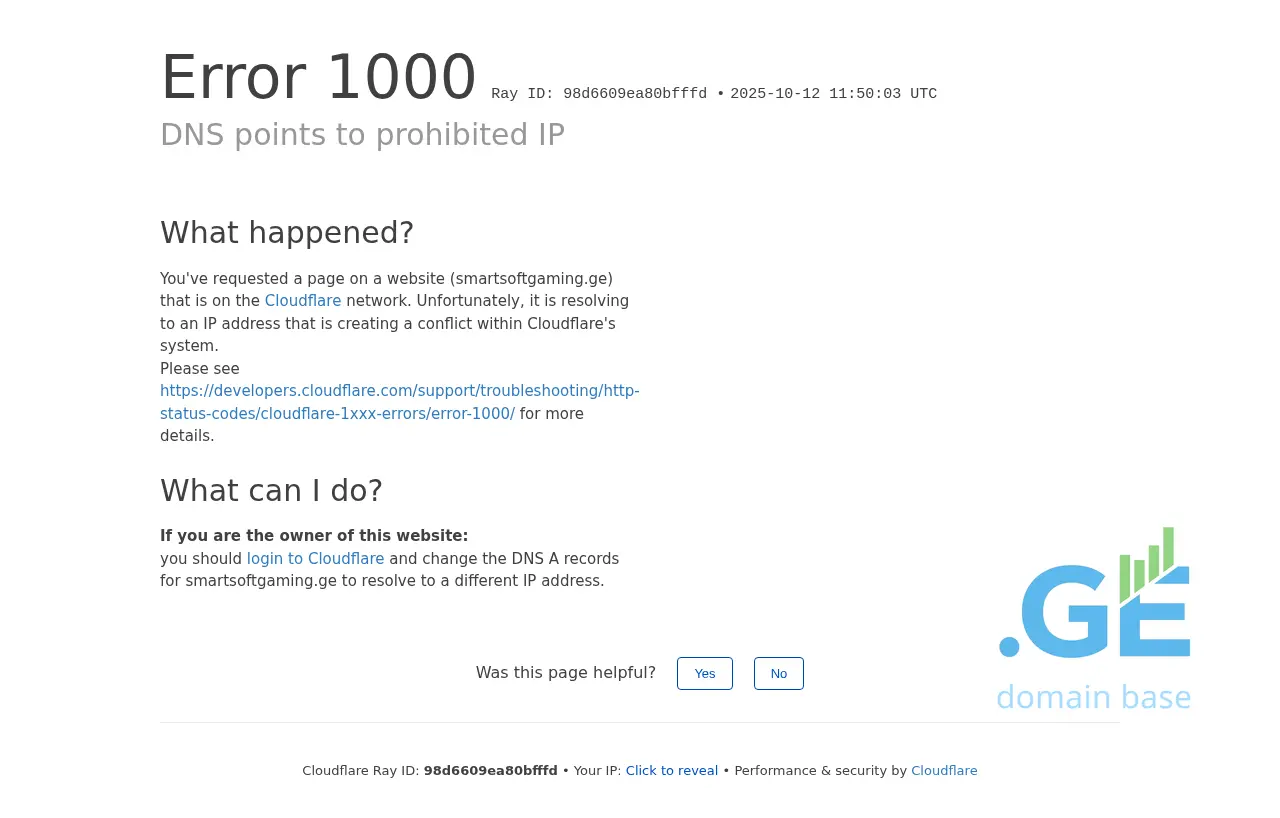 Screenshot of the site smartsoftgaming.ge