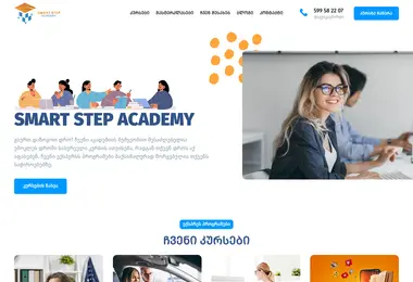 Screenshot of smartstep.ge