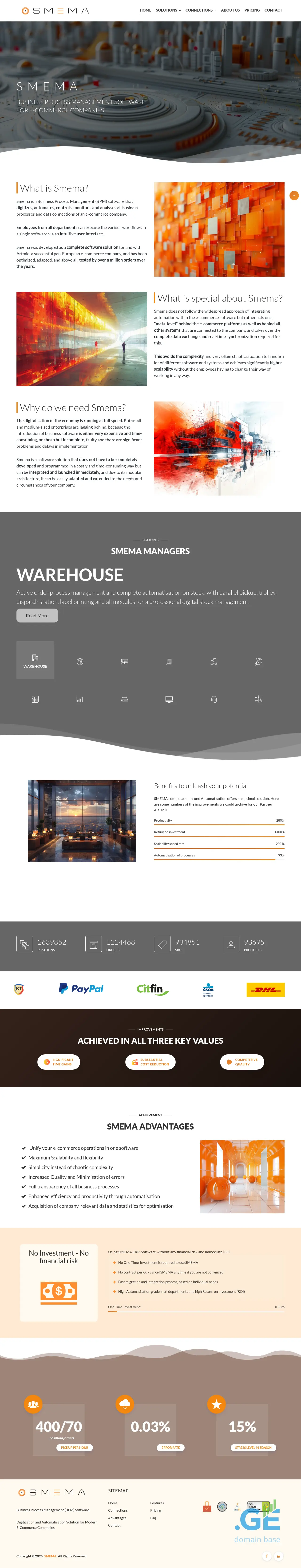 Screenshot of the site smema.ge at 2025-10-12