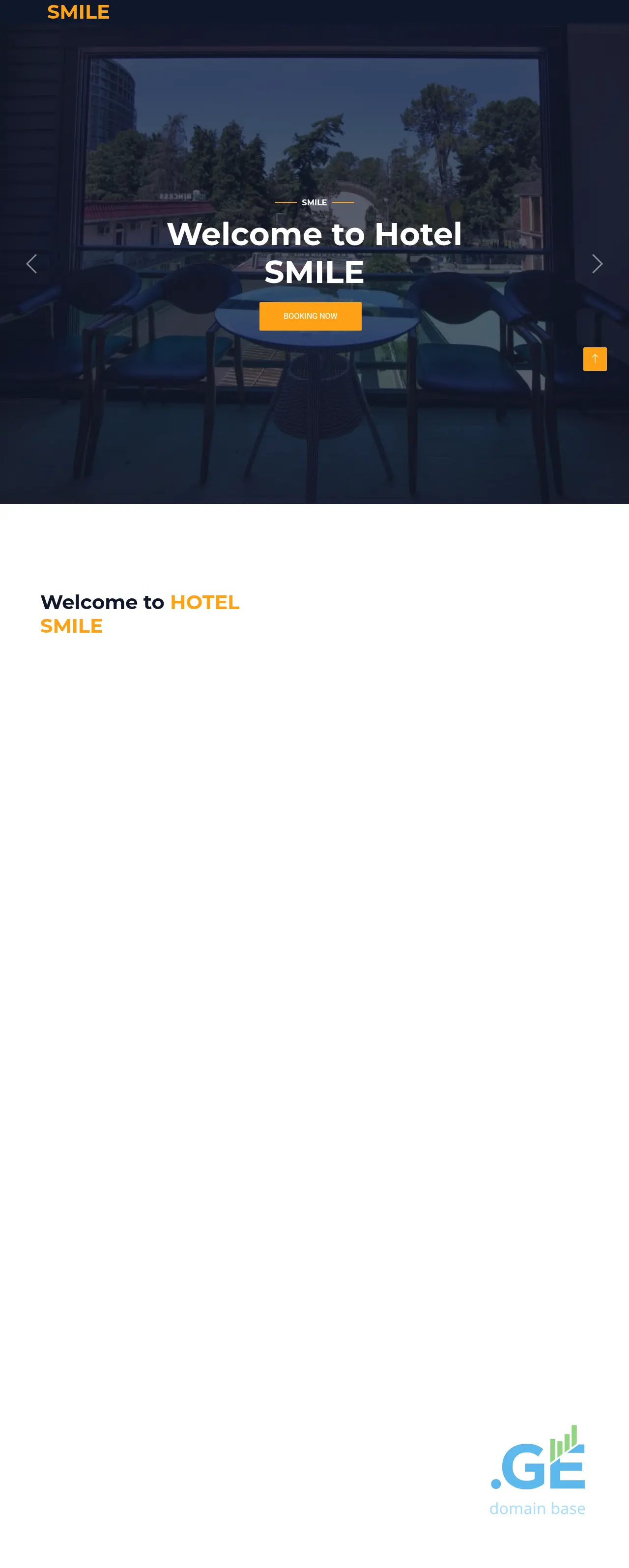 Screenshot of the site smile392.ge