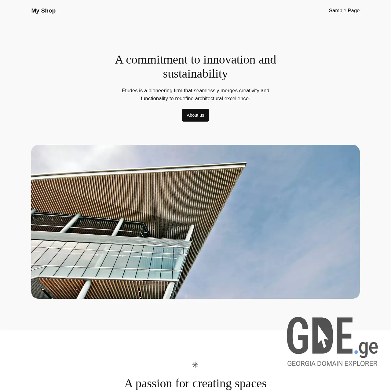 Screenshot of the site smssoft.ge at 2025-12-11