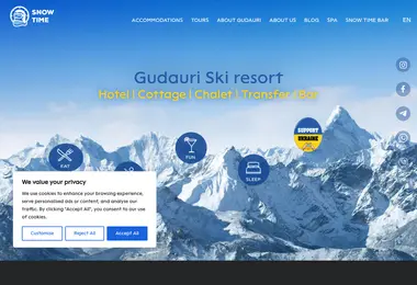 Screenshot of snowtime.ge