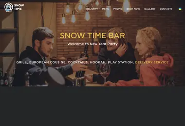 Screenshot of snowtimebar.ge