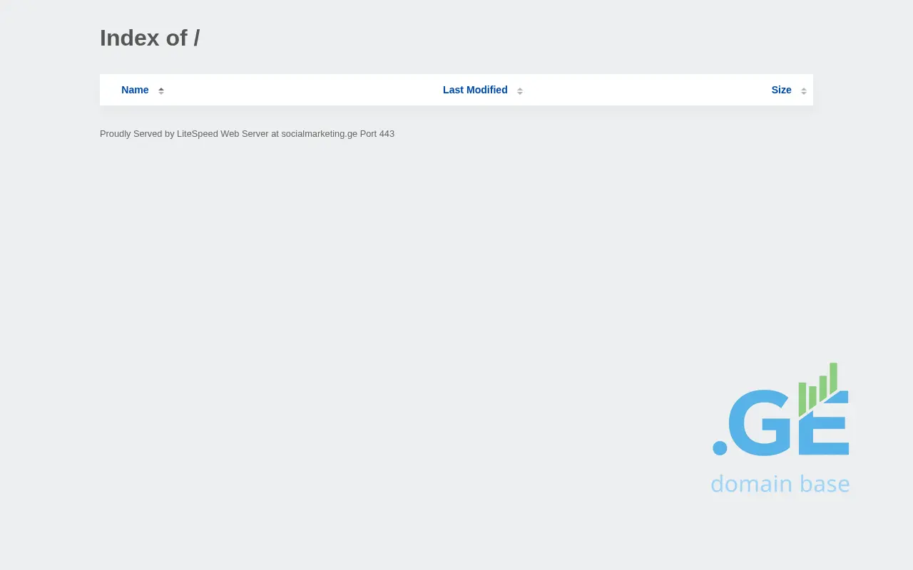Screenshot of the site socialmarketing.ge