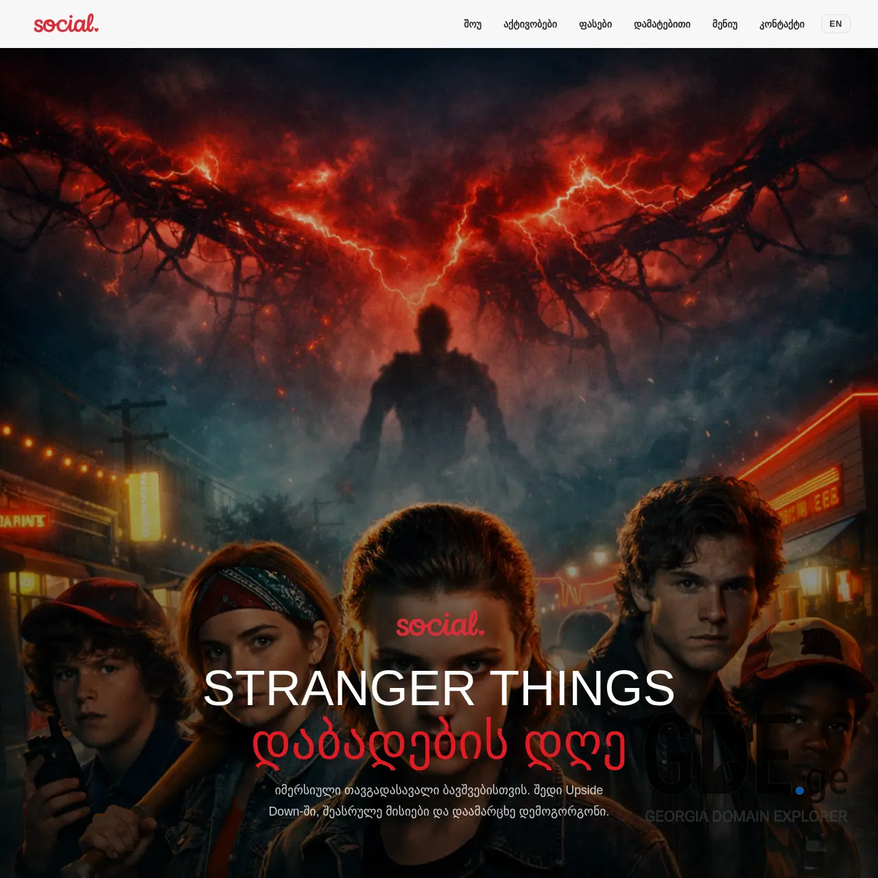 Screenshot of the site socialtbilisi.ge at 2026-02-13