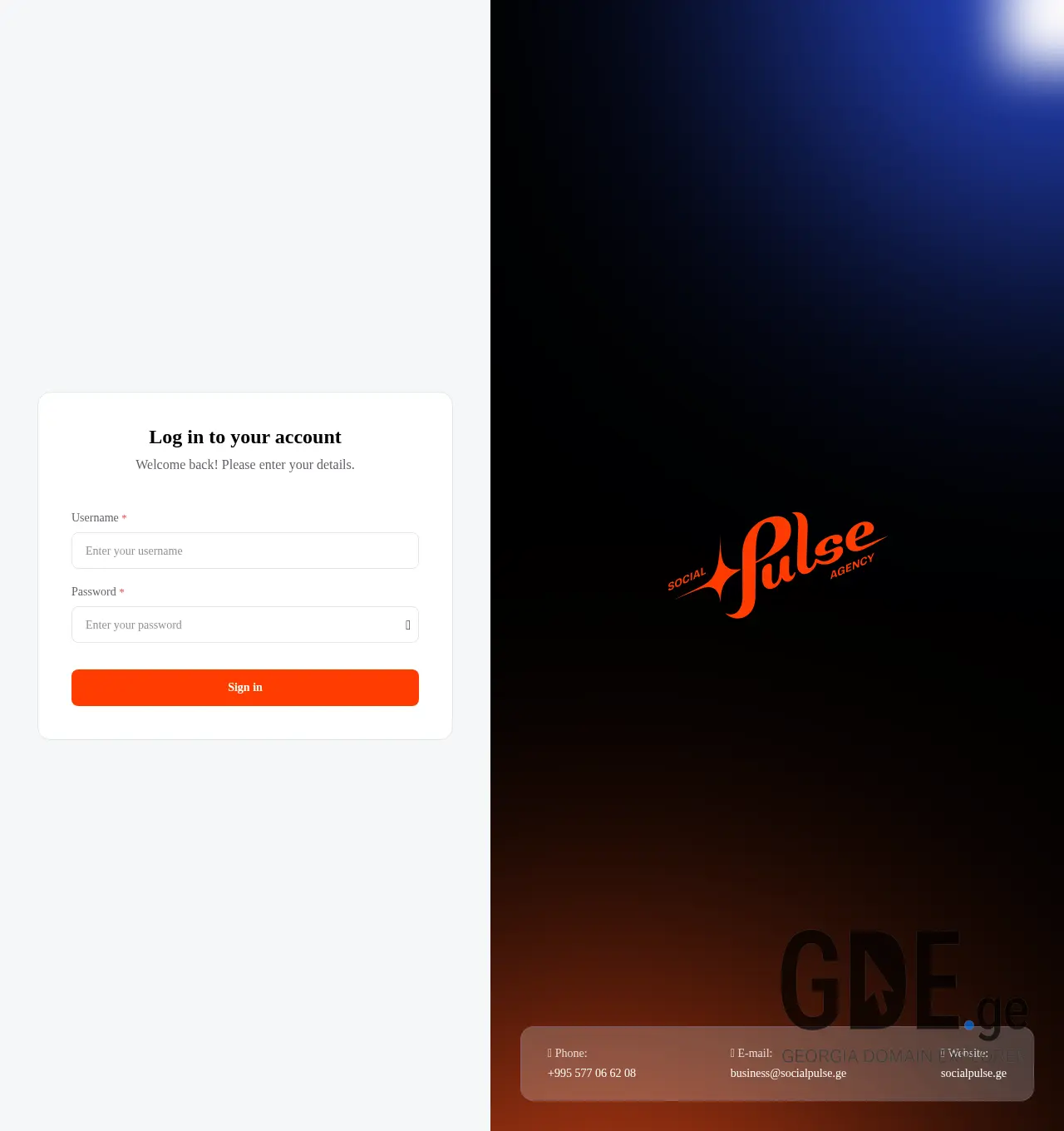 Screenshot of the site socialteam.ge at 2025-12-06