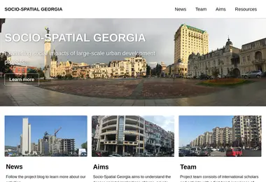 sociospatial.ge-ის ეკრანის სურათი