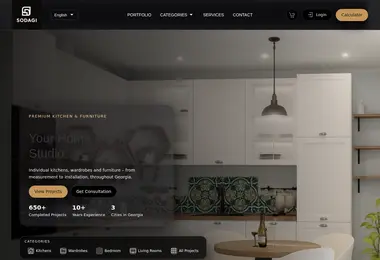 Screenshot of sodagi.ge