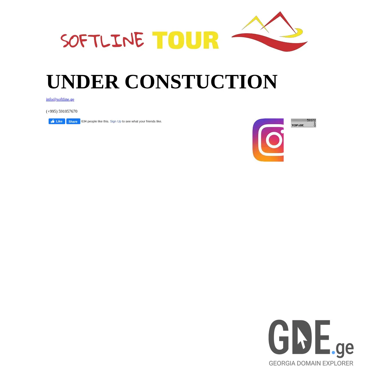 Screenshot of the site softline.ge at 2025-12-01