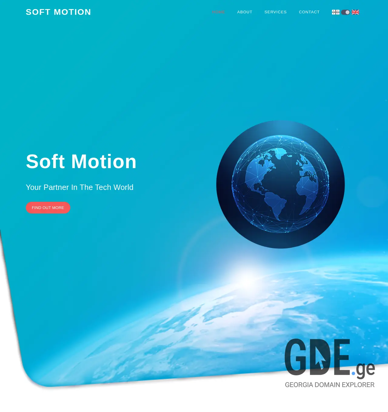 Screenshot of the site softmotion.ge at 2025-12-03