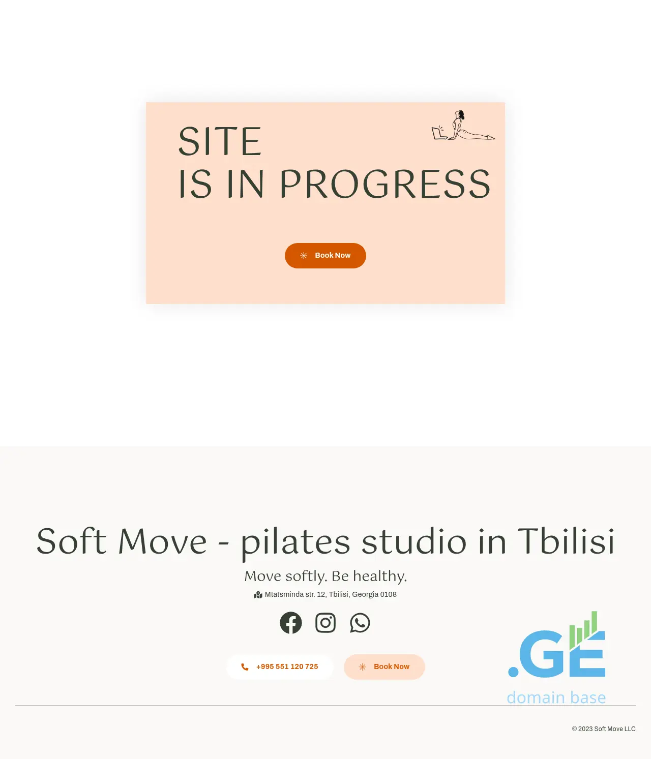 Screenshot of the site softmove.ge