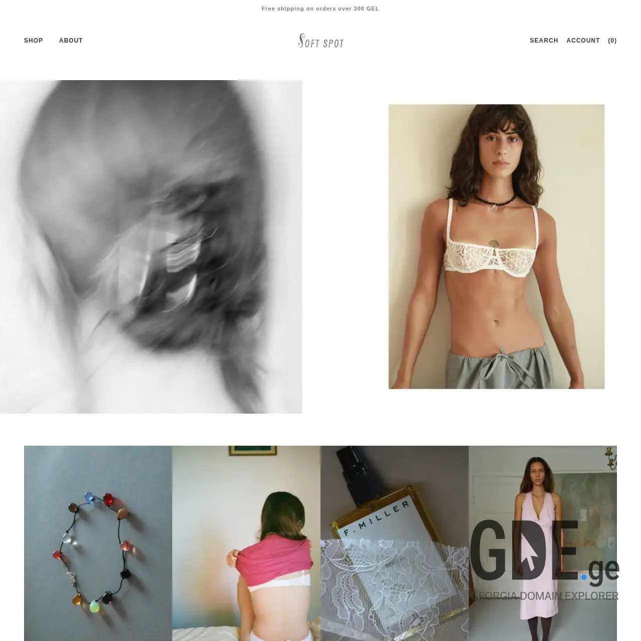 Screenshot of the site softspot.ge at 2025-12-13