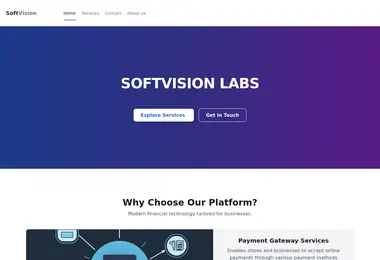 Скриншот softvision.ge