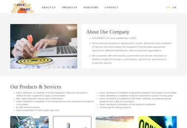 Screenshot of solemart.ge