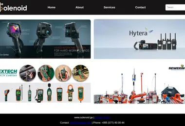 Screenshot of solenoid.ge