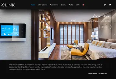 Screenshot of solink.ge
