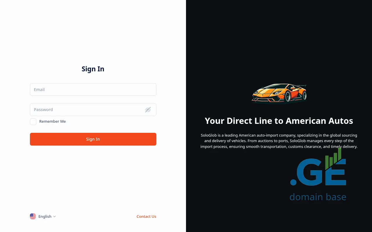 Screenshot of the site sologlob.ge