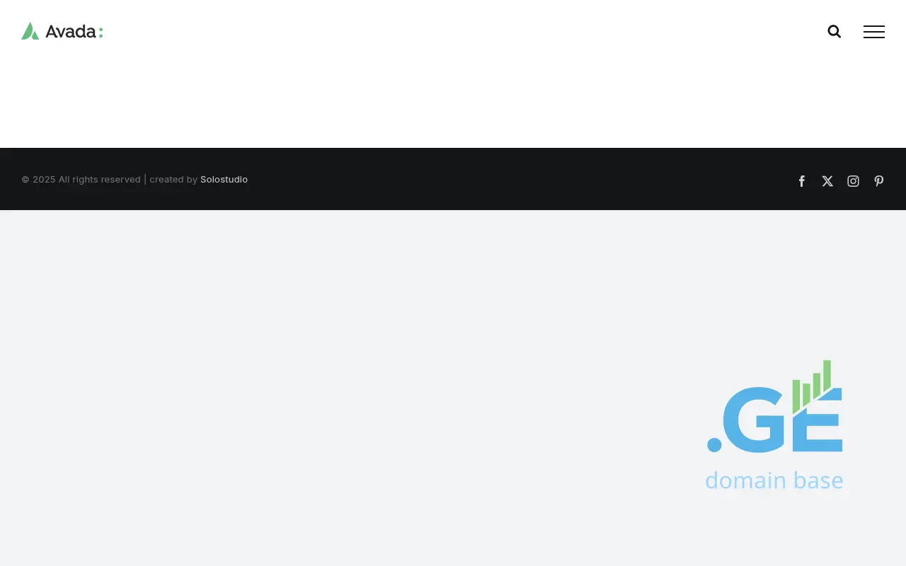 Screenshot of the site solomedia.ge
