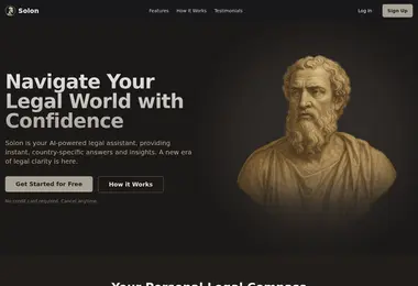 Screenshot of solon.ge