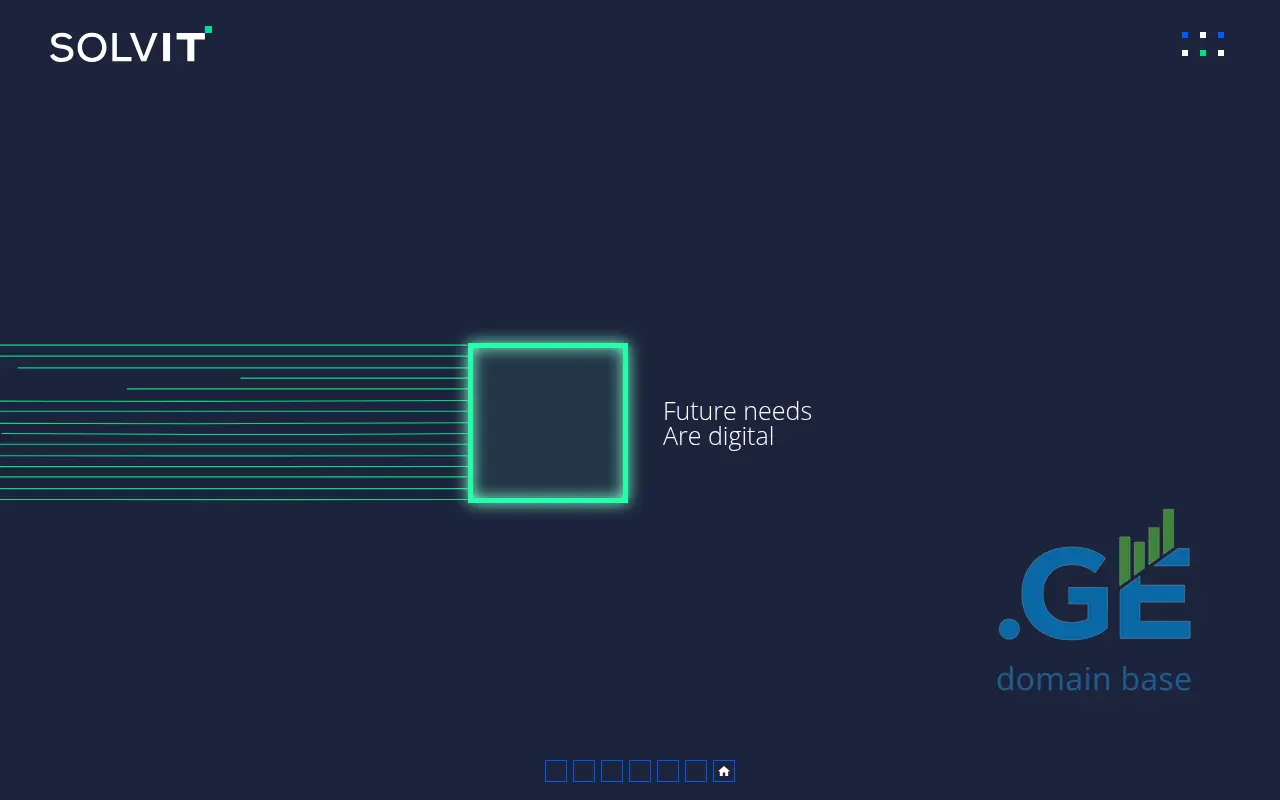 Screenshot of the site solvit.ge