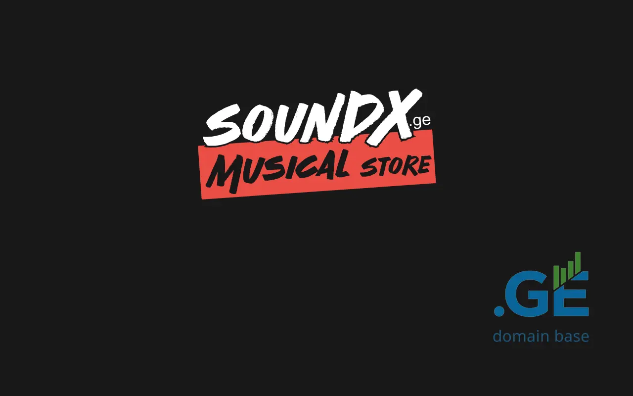 Screenshot of the site soundx.ge