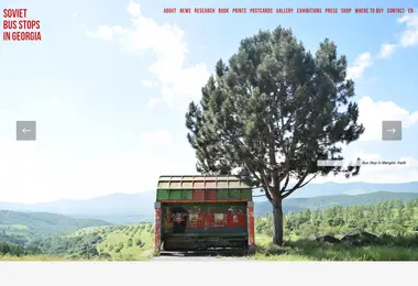 Скриншот sovietbusstops.ge