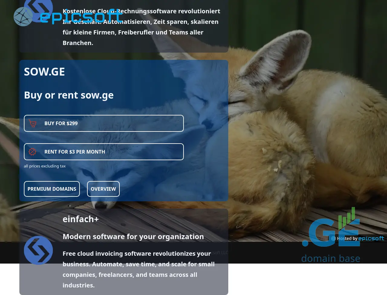 Screenshot of the site sow.ge